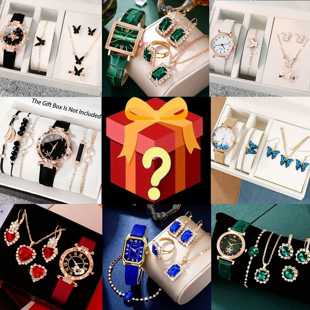 Jewelry For Watches - サプライズミステリーボックス。100％当たる！写真に示されている時計1点とアクセサリー1点がランダムに同梱されます。